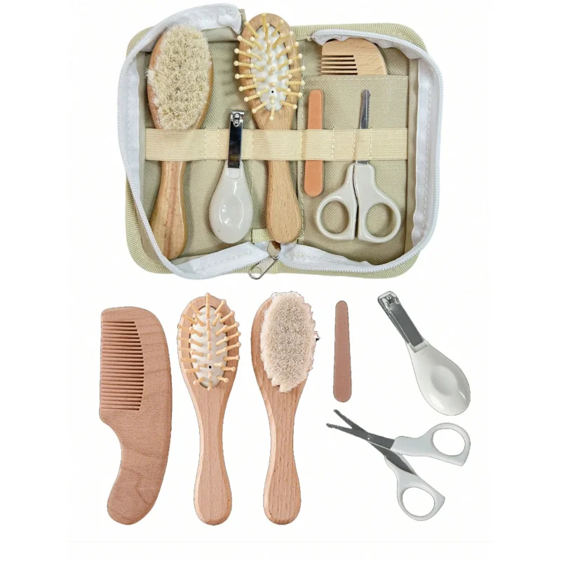 Coffret soins bébé kaki