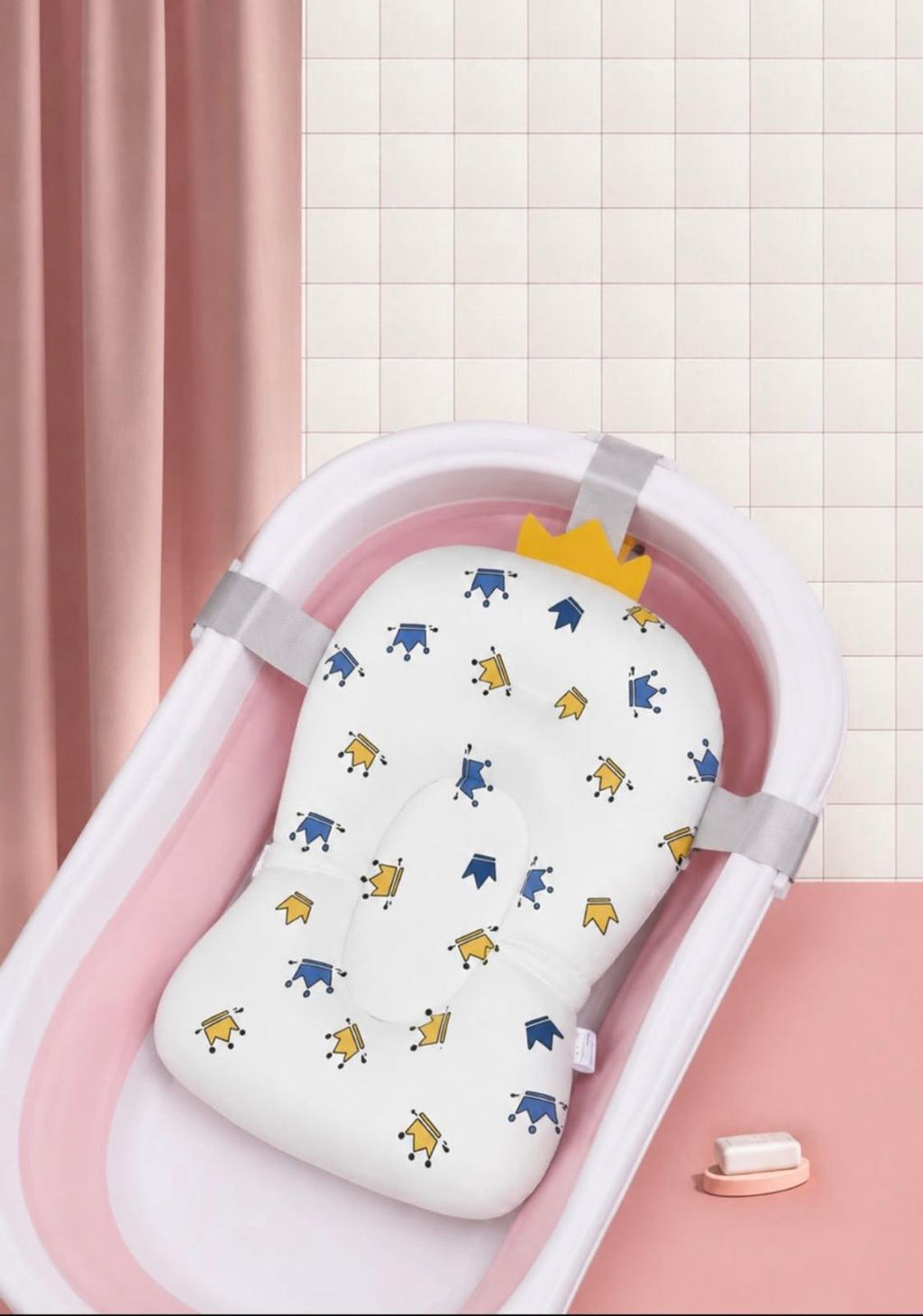 Matelas de Bain Flottant Bébé Blanc Couronne