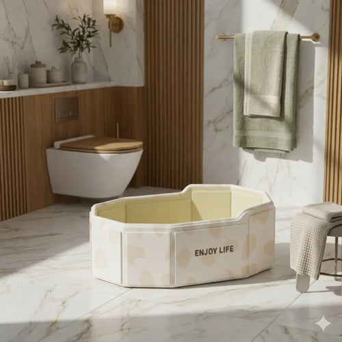 Baignoire pliable accordéon