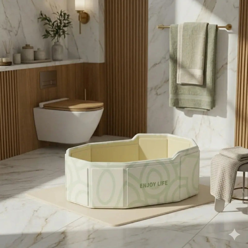 Baignoire pliable accordéon