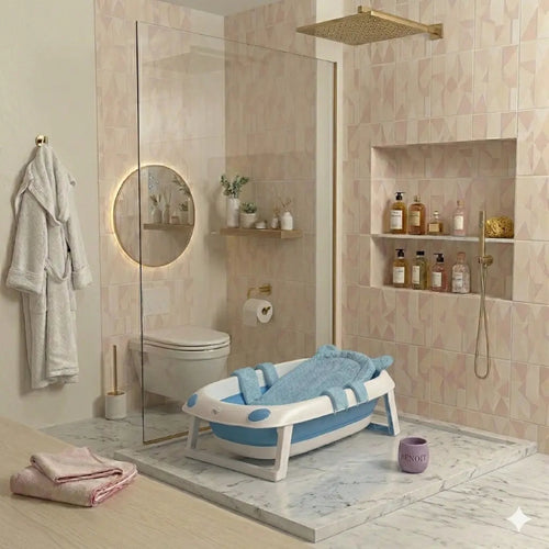 baignoire bébé pliable compact
