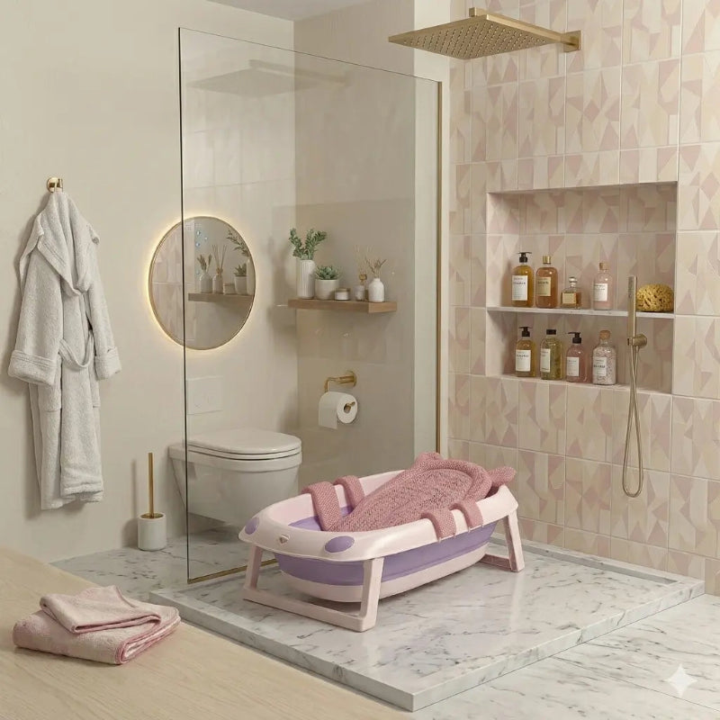 baignoire bébé pliable compact
