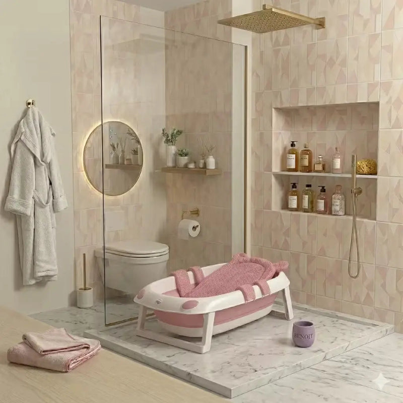 baignoire bébé pliable compact