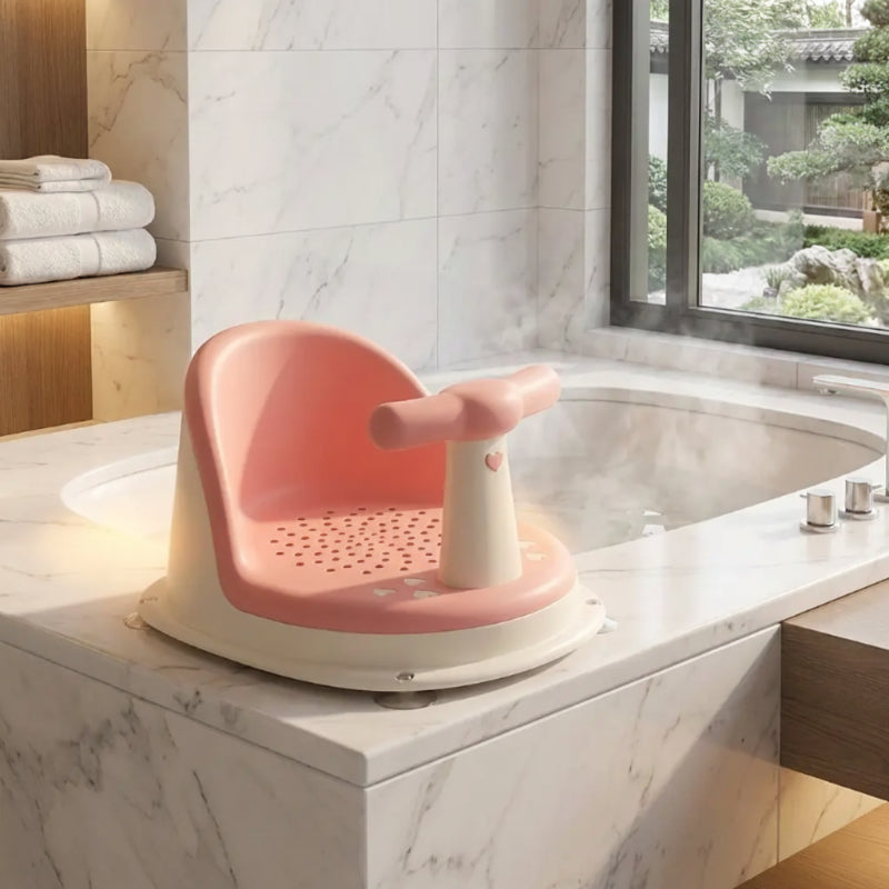 Chaise de bain bébé rose