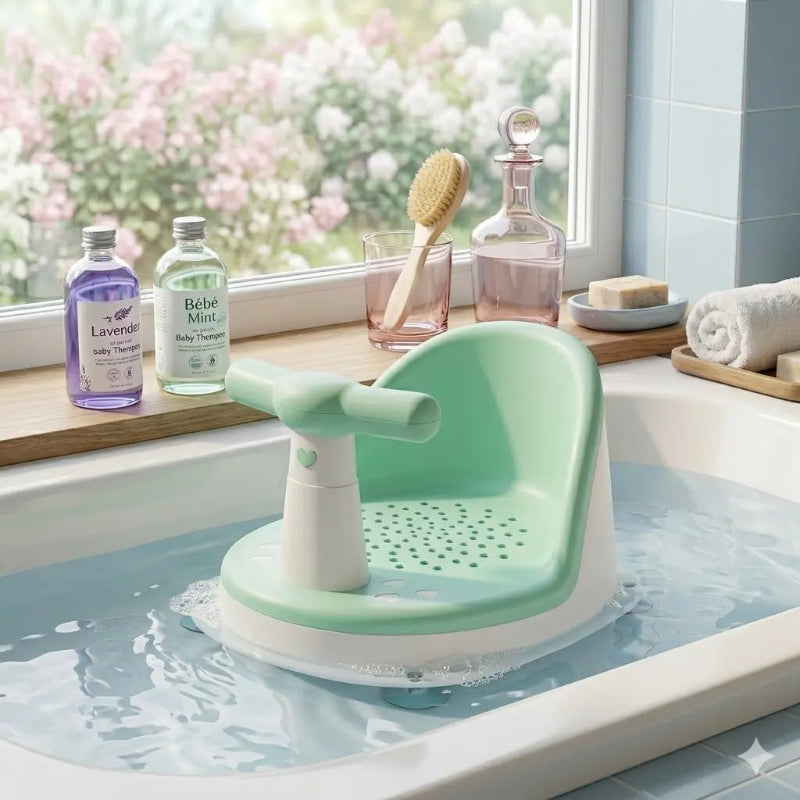 chaise de bain bébé vert