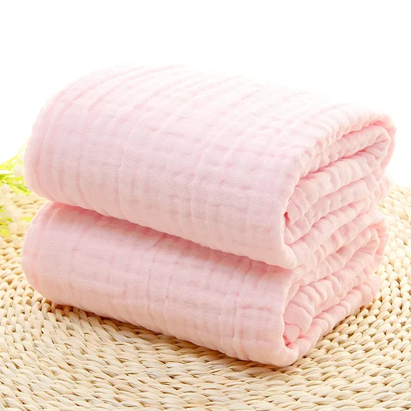 serviette de bain coton rose