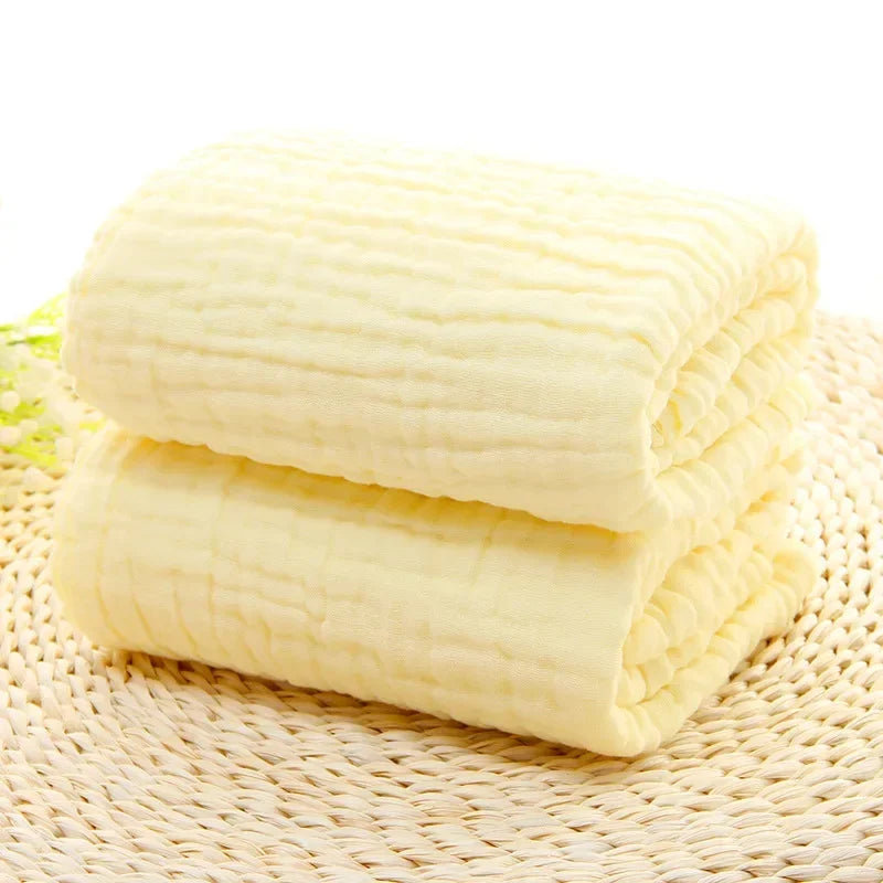 serviette de bain coton jaune